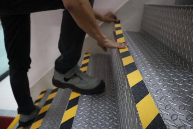 Anti Slip Line Marking in Barking